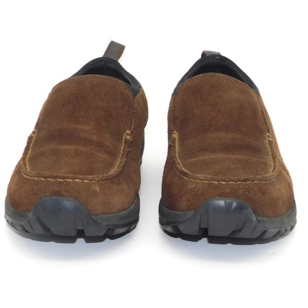 Lands End Brown Suede All Weather Slip-on Casual Loafer - Picture 5 of 10